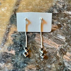Sterling Silver Sapphire Earrings